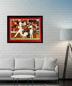 Fan Cave Sports Oscar Tavares St Louis Cardinals Autographed Framed 16x24 - JSA COA