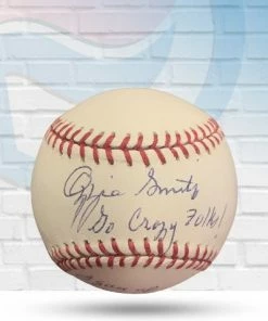 Fan Cave Sports Ozzie Smith And Tom Niedenfuer Dual Autographed Baseball W/ Inscriptions - PSA DNA COA