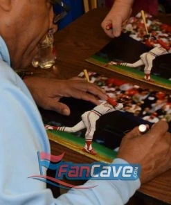 Fan Cave Sports Ozzie Smith St Louis Cardinals Autographed Framed 16x20 - COA Autographed Memorabilia