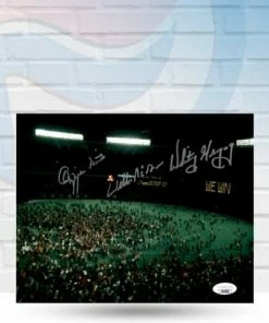 Fan Cave Sports Ozzie Smith, Whitey Herzog And Willie McGee St Louis Cardinals Triple Autographed 8x10 Photo - JSA Autographed Memorabilia