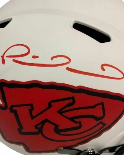 Fan Cave Sports Patrick Mahomes Kansas City Chiefs Autographed Full Size Lunar Eclipse Speed Replica Helmet - Beckett 2 Fan Cave Sports Patrick Mahomes Kansas City Chiefs Autographed Full Size Lunar Eclipse Speed Replica Helmet - Beckett