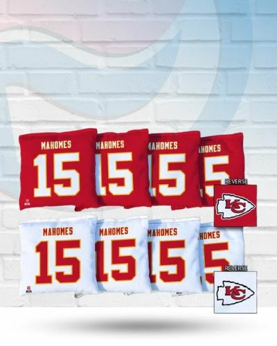 Victory Tailgate Games Patrick Mahomes Kansas City Chiefs Regulation Cornhole Bag Set 1 Victory Tailgate Games Patrick Mahomes Kansas City Chiefs Regulation Cornhole Bag Set