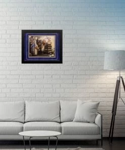 Fan Cave Sports Patrick Maroon And Ryan O'Reilly St Louis Blues Dual Autographed Framed 8x10 - JSA (Blue Matte) Autographed Memorabilia