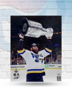 Fan Cave Sports Autographed Memorabilia Patrick Maroon St Louis Blues Autographed 16x20 W/ "2019 SC Champs" Inscription - COA