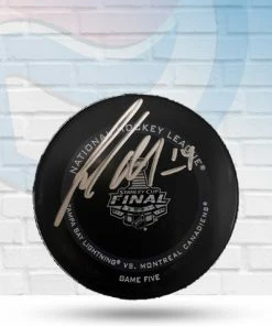 Fan Cave Sports Autographed Memorabilia Patrick Maroon Tampa Bay Lightning Autographed 2021 Stanley Cup Final Game 5 Puck - COA