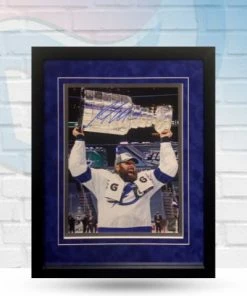 Fan Cave Sports Patrick Maroon Tampa Bay Lightning Autographed Framed 11x14 - COA Autographed Memorabilia