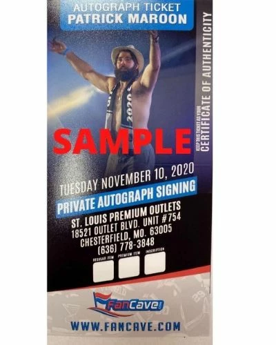 Fan Cave Sports Patrick Maroon Tampa Bay Lightning Autographed Stanley Cup Photo - COA Autographed Memorabilia 3 Fan Cave Sports Patrick Maroon Tampa Bay Lightning Autographed Stanley Cup Photo - COA Autographed Memorabilia