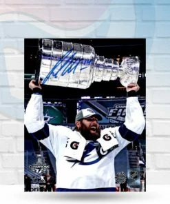 Fan Cave Sports Patrick Maroon Tampa Bay Lightning Autographed Stanley Cup Photo - COA Autographed Memorabilia