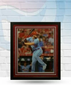 Fan Cave Sports Autographed Memorabilia Paul DeJong St Louis Cardinals Autographed Framed 16x20 - COA