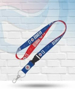 WinCraft Paul George Los Angeles Clippers Lanyard W/ Detachable Buckle Lanyards