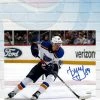 Fan Cave Sports Autographed Memorabilia Pavel Buchnevich St Louis Blues Autographed Away Jersey 8x10 Photo - JSA