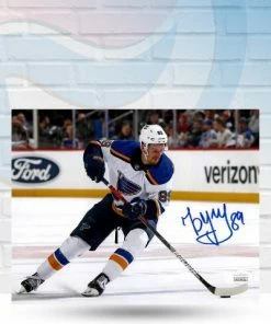 Fan Cave Sports Autographed Memorabilia Pavel Buchnevich St Louis Blues Autographed Away Jersey 8x10 Photo - JSA