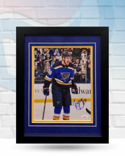 Fan Cave Sports Pavel Buchnevich St Louis Blues Autographed Framed 8x10 - JSA 1 Fan Cave Sports Pavel Buchnevich St Louis Blues Autographed Framed 8x10 - JSA
