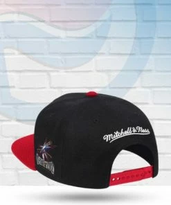 Mitchell & Ness Philadelphia 76ers Mitchell And Ness 2002 All Star Side Patch Snapback Hat Hats
