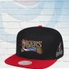 Mitchell & Ness Philadelphia 76ers Mitchell And Ness 2002 All Star Side Patch Snapback Hat Hats