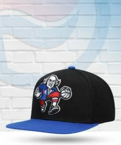 Mitchell & Ness Philadelphia 76ers Mitchell And Ness Two Tone Core Basic Snapback Hat Hats