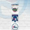 Rico Industries Philadelphia 76ers Retro Spirit 3-Pack Decal Set Decals