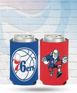 WinCraft Philadelphia 76ers Team Logo Can Koozie Drinkware