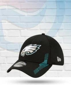 New Era Philadelphia Eagles 2021 Sideline Home 39THIRTY Flex Hat Hats