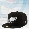New Era Philadelphia Eagles Black And White 59FIFTY Fitted Hat
