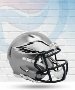 Score Here Philadelphia Eagles Flash Speed Riddell Mini Football Helmet