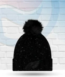 New Era Philadelphia Eagles Knit Fuzzy Pom Beanie