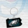 Rico Industries Keychains Philadelphia Eagles Pennsylvania State Shaped Keychain