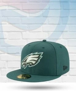 New Era Philadelphia Eagles Pine Needle Green 59FIFTY Fitted Hat