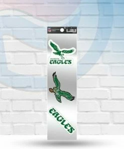 Rico Industries Philadelphia Eagles Retro Spirit 3-Pack Decal Set