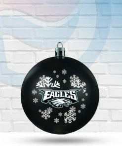 Boelter Brands Holiday Philadelphia Eagles Shatter Proof Round Christmas Tree Ornament