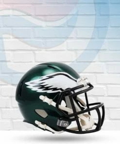 Score Here Philadelphia Eagles Speed Riddell Mini Football Helmet