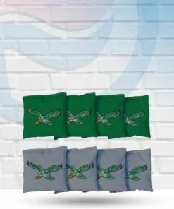 Victory Tailgate Philadelphia Eagles Throwback Regulation Cornhole Bag Set