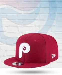 New Era Philadelphia Phillies Maroon 9FIFTY Snapback Hat Hats