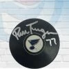 Fan Cave Sports Pierre Turgeon St Louis Blues Autographed Logo Puck-COA