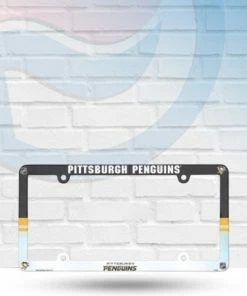 WinCraft Pittsburgh Penguins Plastic License Plate Frame Automotive