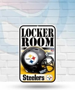 WinCraft Pittsburgh Steelers 11" X 17" Plastic Locker Room Sign