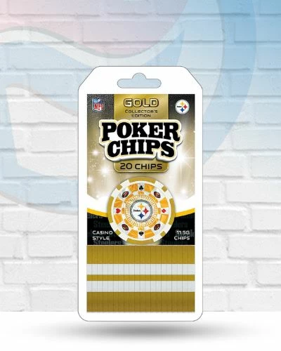 Masterpieces Puzzle Co Pittsburgh Steelers 20 Piece Poker Chips Games 1 Masterpieces Puzzle Co Pittsburgh Steelers 20 Piece Poker Chips Games