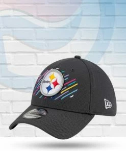 New Era Hats Pittsburgh Steelers 2021 Crucial Catch 39THIRTY Flex Hat