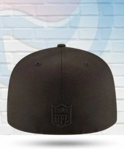 New Era Pittsburgh Steelers Black On Black 59FIFTY Fitted Hat Hats