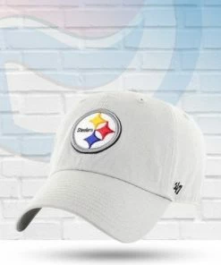'47 Brand Hats Pittsburgh Steelers Clean Up Adjustable Hat