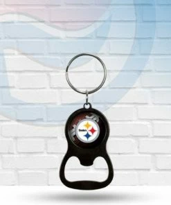 Rico Industries Keychains Pittsburgh Steelers Colored Bottle Opener Keychain