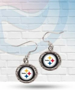 Michigan Pittsburgh Steelers Dangle Earrings