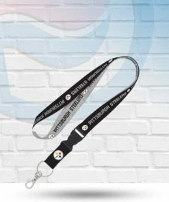 WinCraft Lanyards Pittsburgh Steelers Heather Lanyard With Detachable Buckle