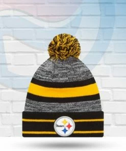 New Era Pittsburgh Steelers Knit Pom Beanie Hats