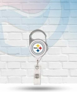WinCraft Pittsburgh Steelers Premium Retractable Badge Reel Lanyards