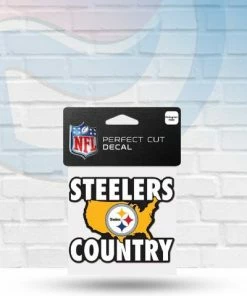 WinCraft Pittsburgh Steelers Slogan Perfect Cut Decal 4" X 4"