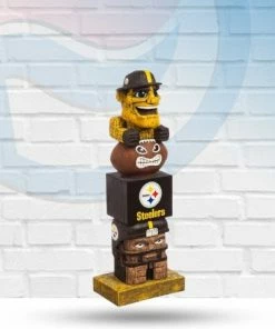 Evergreen Accessories Pittsburgh Steelers Tiki Totem