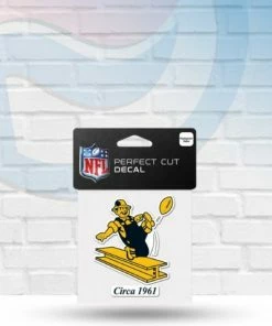 WinCraft Pittsburgh Steelers Vintage Perfect Cut Decal 4" X 4"
