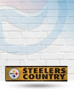 WinCraft Pittsburgh Steelers Wooden Magnet 1.5" X 6"