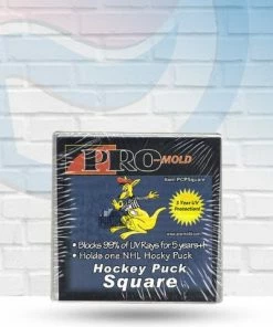 BCW Supplies Pro Mold Hockey Puck Display Case 2 Pack Display Cases